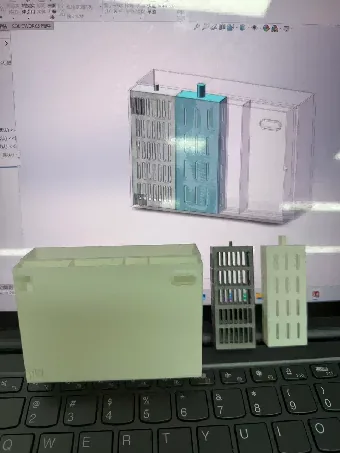 固定内置滤舱 · 结构模型